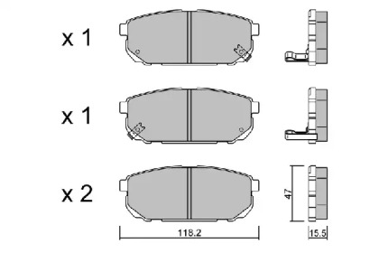 Дополнительные работы AISIN для KIA SORENTO I (JC) 2.5 CRDi